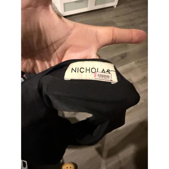 Nicholas Zaire Open Back Long Sleeve Jersey Maxi Dress w/ Slit - Sz 2 - Picture 11 of 15